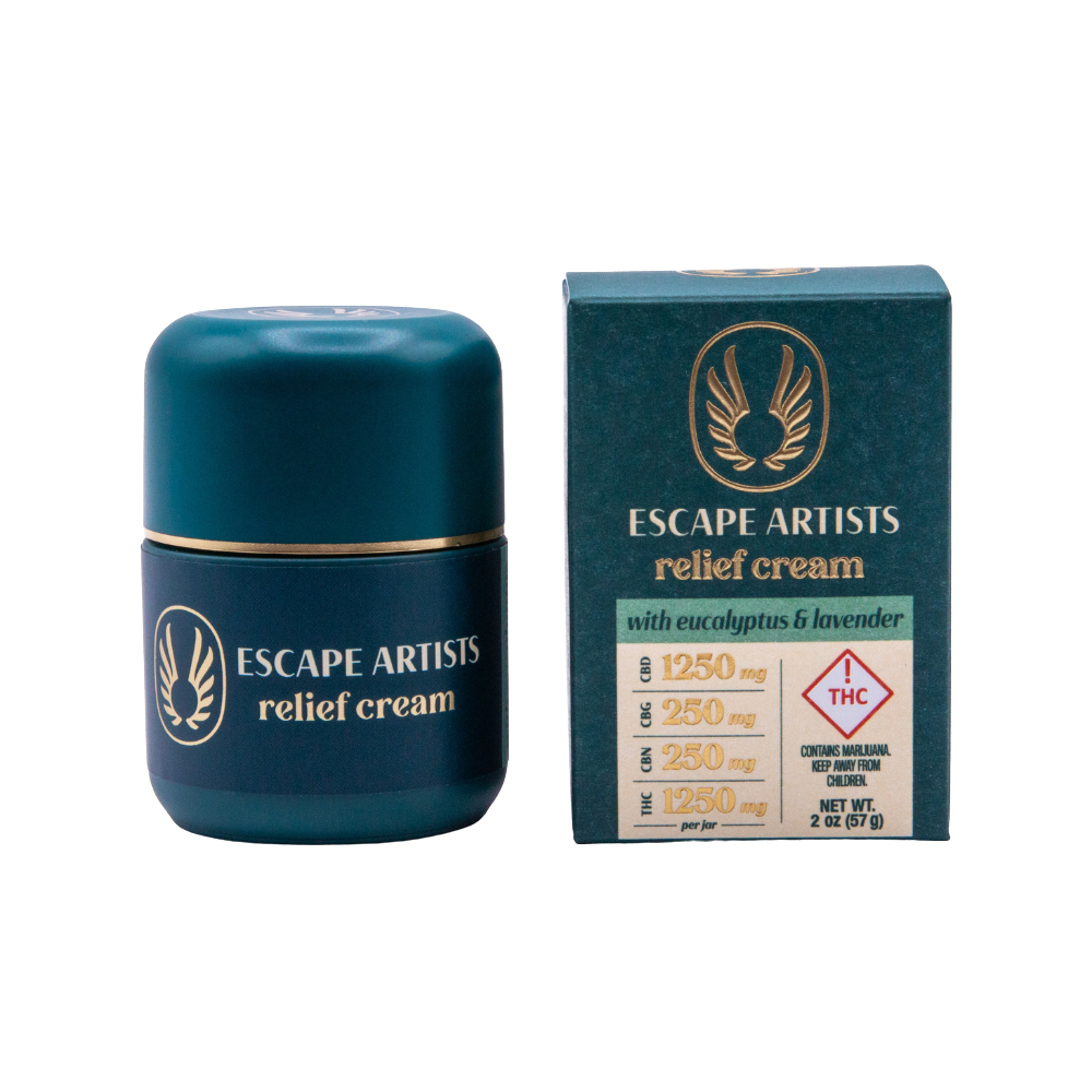 1250mg CBD / 250mg CBG / 250mg CBN / 1250mg THC relief cream with